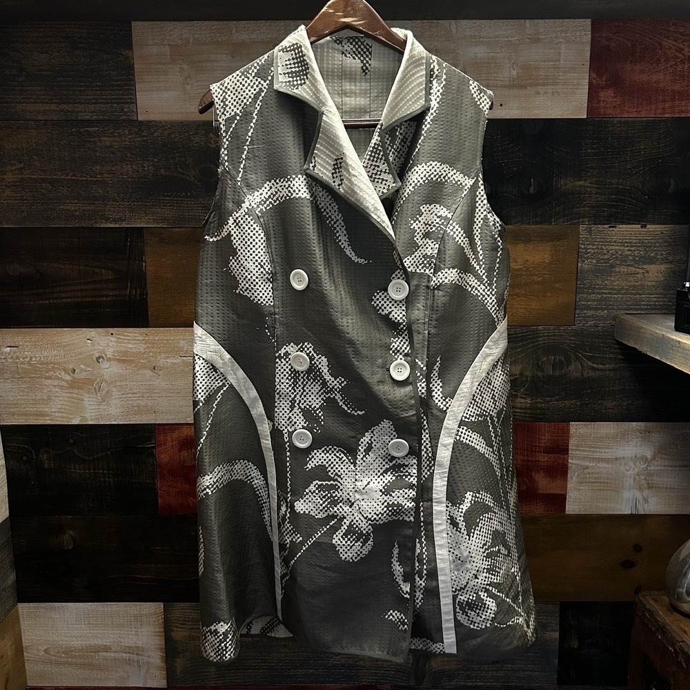 Rahul Mishra Unisex Vest Double Breasted Reversible Jacket Dress Large